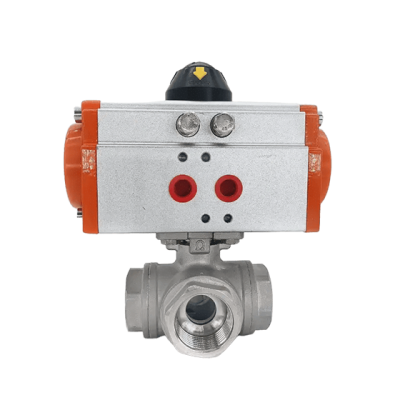 T Type 3 Way Ball Valve Mounting