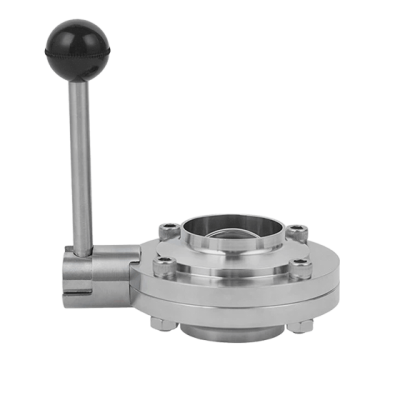 Sanitary Welded Butterfly Valve