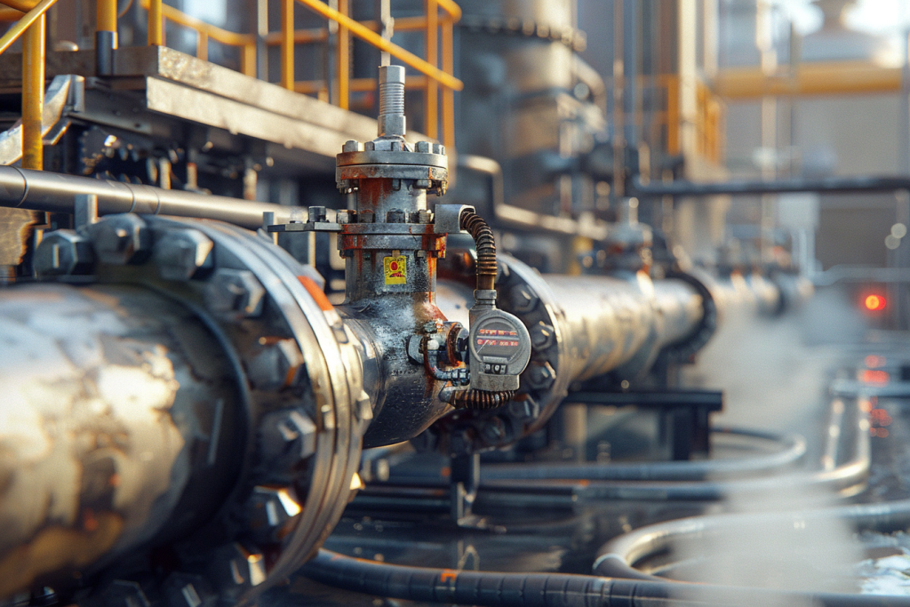 Camlock connector in a chemical plant