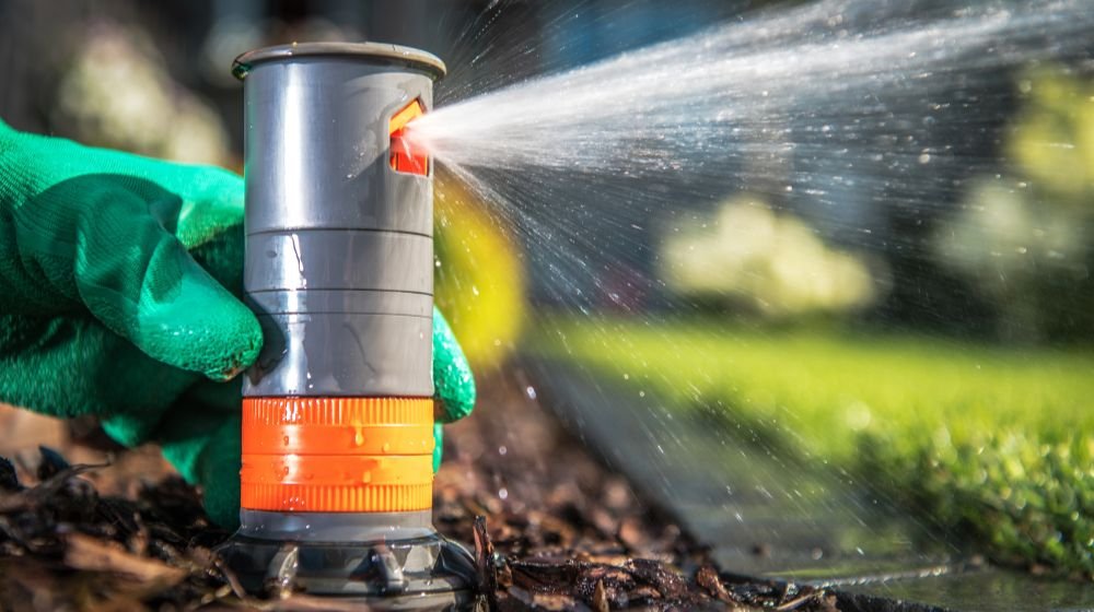 Mangueira de jardim - Sistema temporário de abastecimento de água