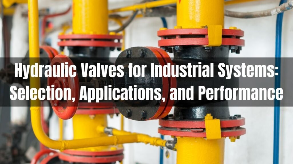 Hydraulic Valves for Industrial Systems Selection, Applications, and Performance